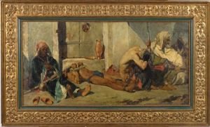 Prisonniers Marocains by Jean Joseph Benjamin Constant