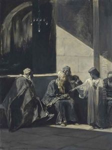 Christ Teaching In The Temple by Jean Joseph Benjamin Constant