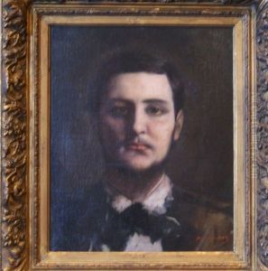 Portrait De Denis Velverme by Jean Joseph Benjamin Constant