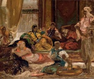 Femmes Au Harem by Jean Joseph Benjamin Constant