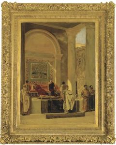 La Salle Du Trone De L'empereur Et Imperatrice Byzantins