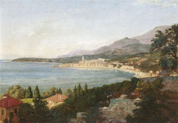 Blick Auf Menton An Der Cote D'azur - view 1