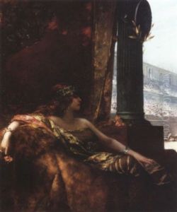 L'imperatrice Theodora Au Colisee by Jean Joseph Benjamin Constant