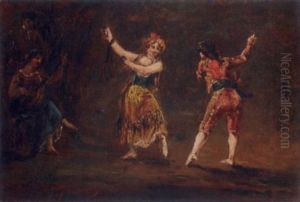 The Spanish Dancers by Jean Joseph Benjamin Constant