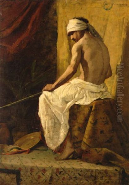 Seated Arab - view 1