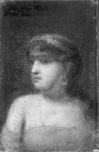Une Fille De L'orient by Jean Joseph Benjamin Constant