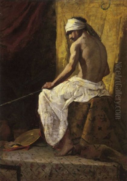 A Seated Arab - view 1