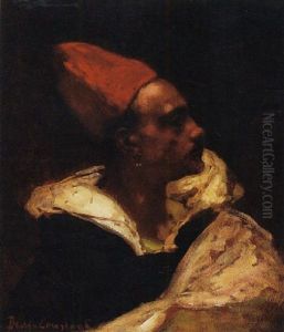 Portrait Of A Moor by Jean Joseph Benjamin Constant