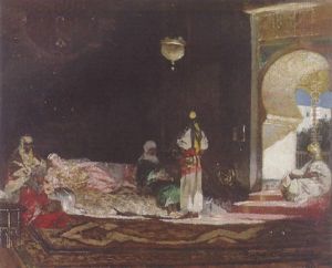 Scene De Harem by Jean Joseph Benjamin Constant