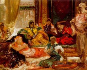 Scene De Harem A Tanger
