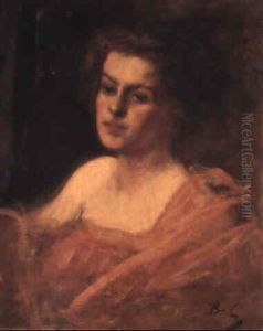 Portrait Presume De La Princesse Youssoupov by Jean Joseph Benjamin Constant
