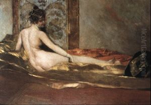 La Belle Odalisque by Jean Joseph Benjamin Constant