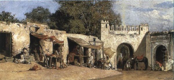 An Arabian Market - view 1