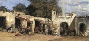 An Arabian Market by Jean Joseph Benjamin Constant