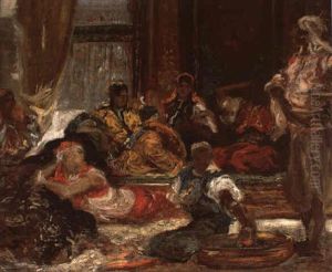 Les Odalisques by Jean Joseph Benjamin Constant