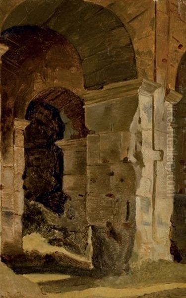Une Arcade Au Colisee, Rome (study) - view 1