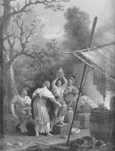 Le Campement by Jean Antoine Constantin D'Aix