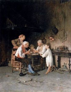 Beim Kartenspiel by Giovanni Constantini