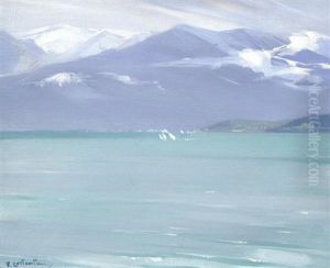 Lake Thun, Switzerland by Virgilio Constantini