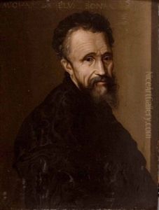 Brustbild Von Michelangelo Buonarotti by Jacopo del Conte