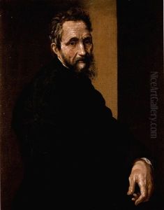 Portrait Of Michelangelo Buonarroti Wearing Black Portrait Of Michelangelo Buonarroti Wearing Black