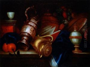 Nature Morte Aux Pieces D'orfevrerie