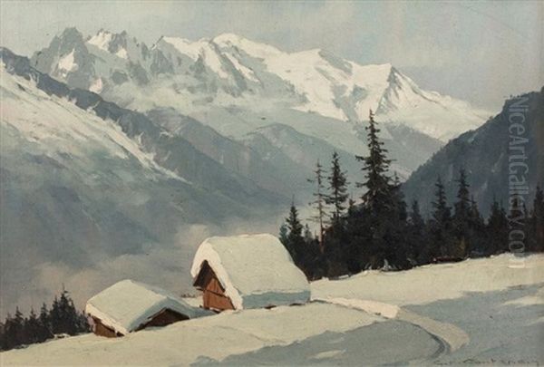 Hiver Au Col De Montets (chamonix) - view 1