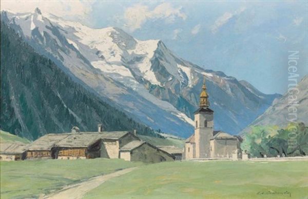 Argentiere Et Le Mont Blanc - view 1