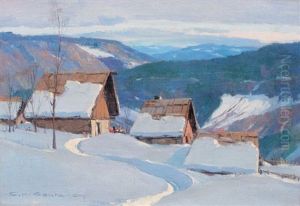 Neige En Maurienne by Charles Henry Contencin