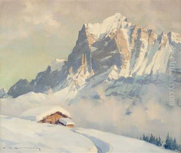 Grindelwald, Le Wetterhorn - view 1