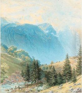 The Jungfrau From Lauterbrunnen, Switzerland by Henry Anelay