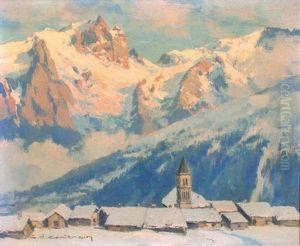 Soir D'hiver Sur La Meije