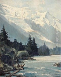 Le Mont Blanc by Charles Henry Contencin