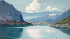 Le Lac Lovitel by Charles Henry Contencin