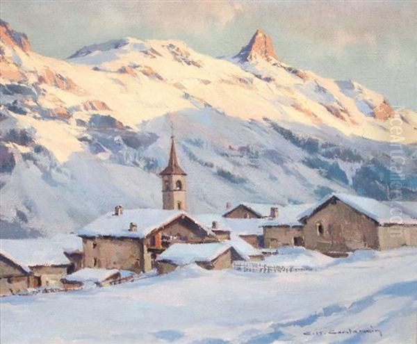 Soir D'hiver A Tignes - view 1