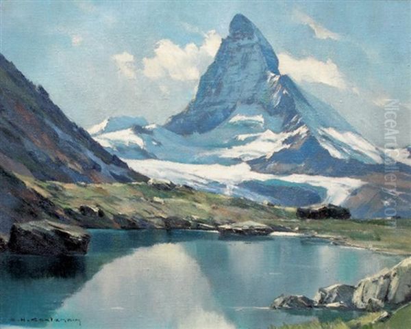 Lac De Rifel Et Le Cervin - view 1