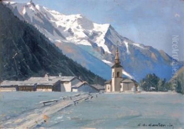 Argentieres Et Le Mont Blanc - view 1