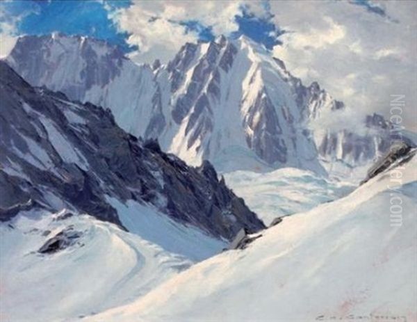 Col Du Chardonnet, Aiguille Verte - view 1