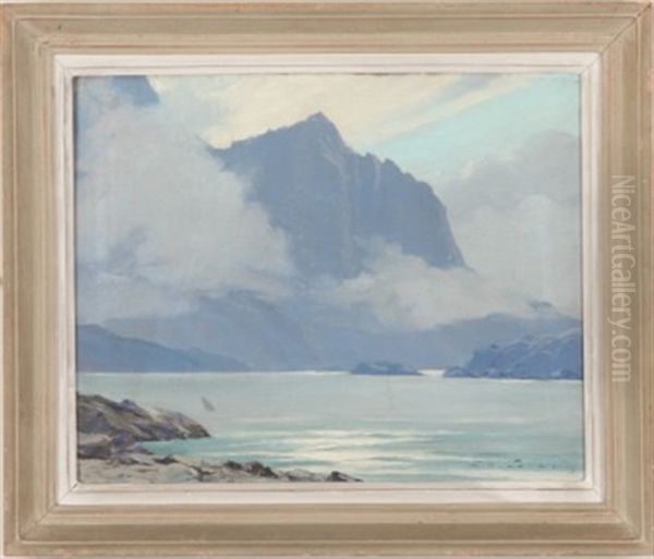 Winter Mountain Scene - view 1