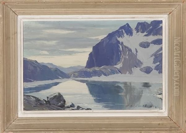 Winter Glacier - Mountain Landscape - view 1