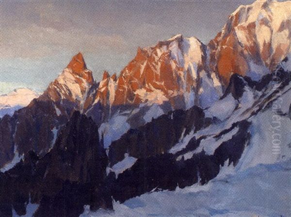 Lever De Soleil Au Col Du Geant - view 1