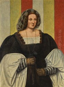 Portrait Of A Lady by Bernardino dei Conti