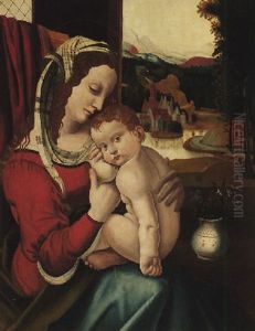 The Madonna And Child by Bernardino dei Conti