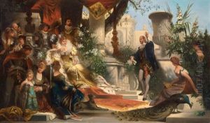 Tasso Alla Corte Degli Estensi by Eugenio Conti