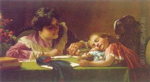 The Sleepy Student by Eugenio Conti