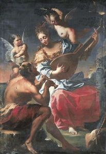 An Allegory Of Music by Francesco Conti