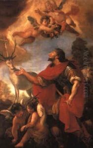 Saint Eustace by Francesco Conti