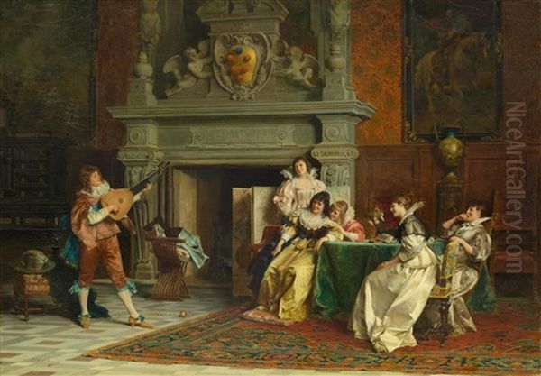 The Lute Player - view 1