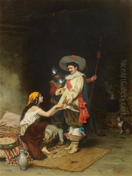 Gypsy Girl With Nobleman - view 1