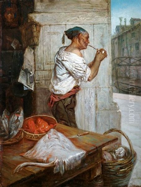 Venezianischer Fischhandler - view 1